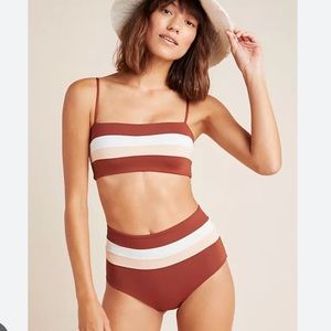 L*Space Rebel stripe swimsuit bikini